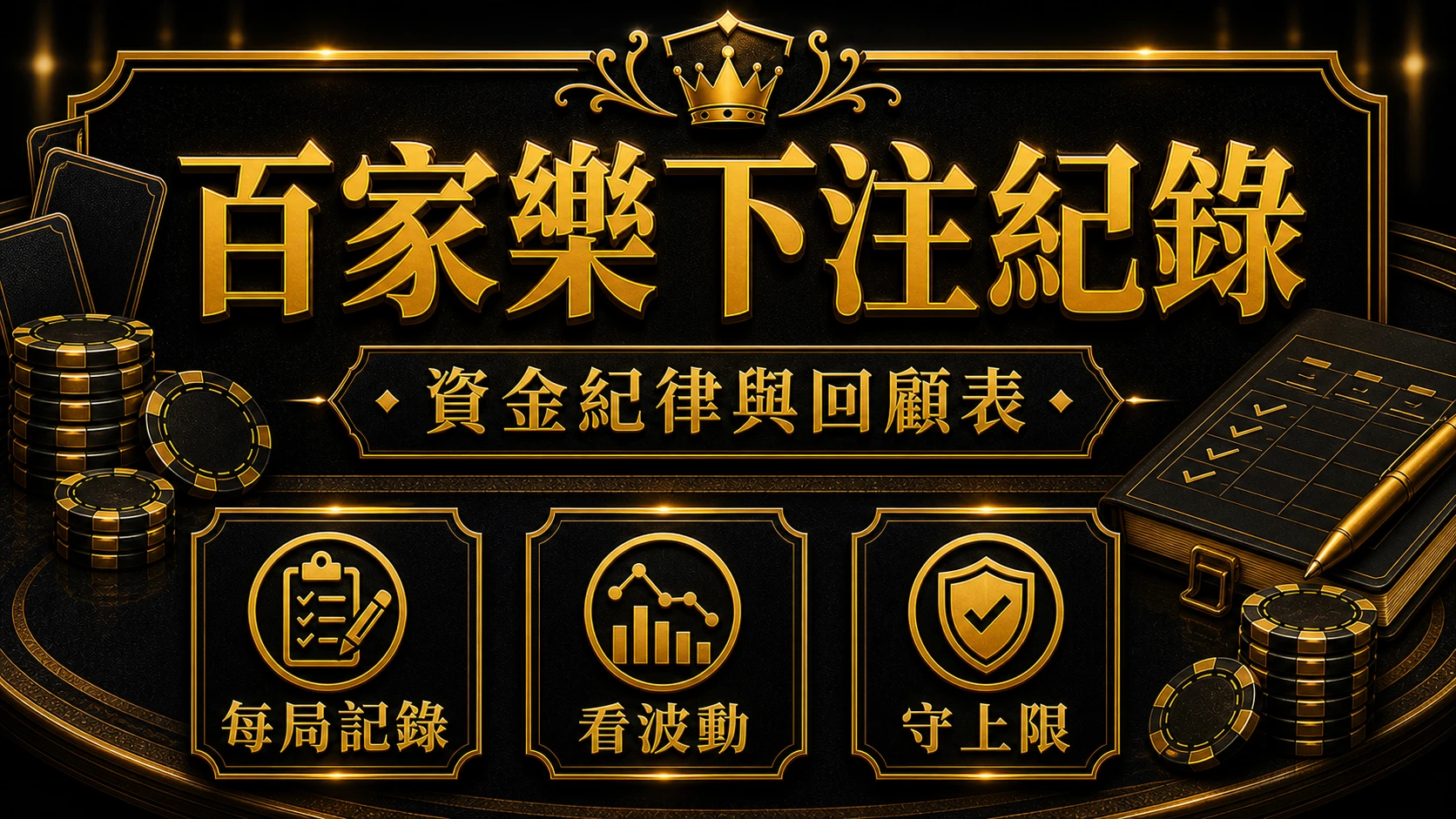 百家樂投注紀錄怎麼做？用紀律表看懂輸贏與加碼習慣｜大老爺娛樂城
