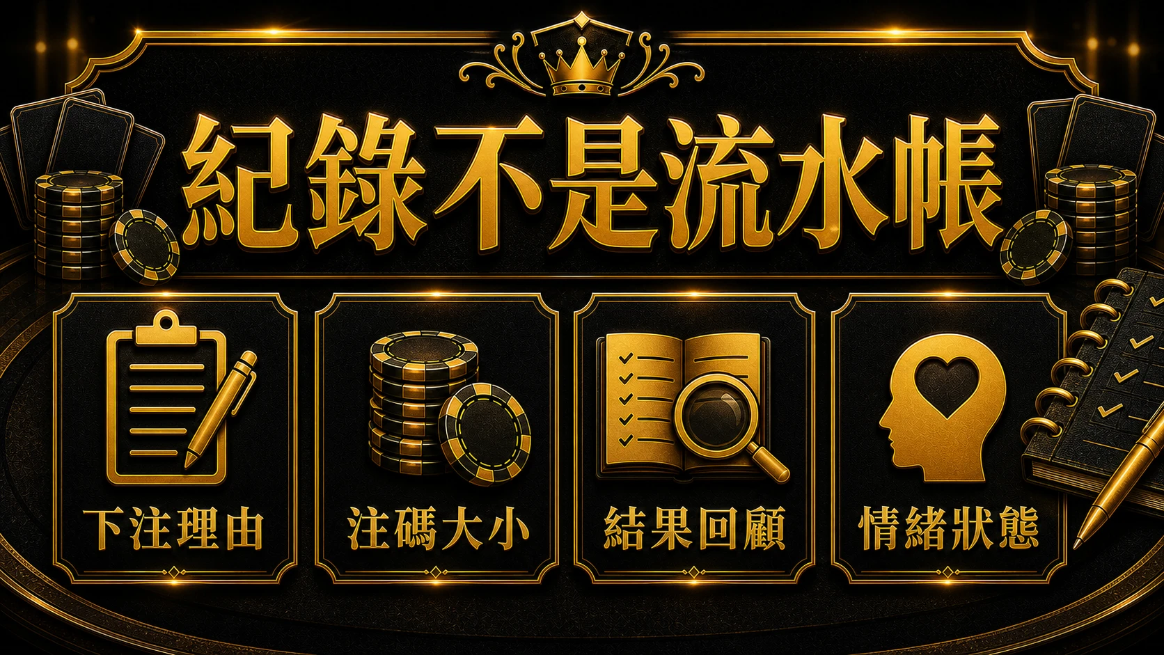 百家樂投注紀錄怎麼做 規則流程與判斷重點 大老爺娛樂城