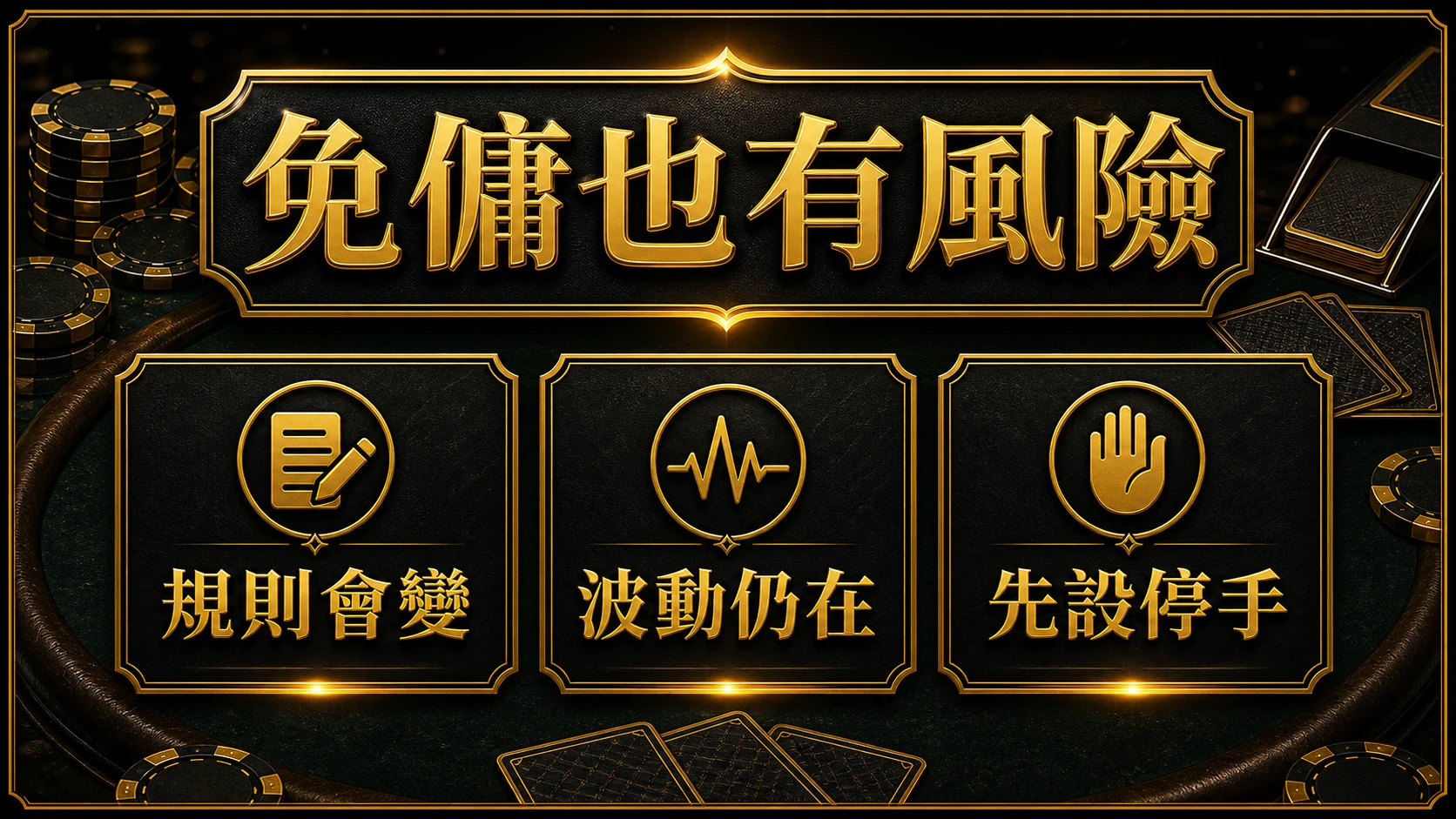 百家樂免傭與傳統玩法差在哪 風險邊界與停手提醒 大老爺娛樂城