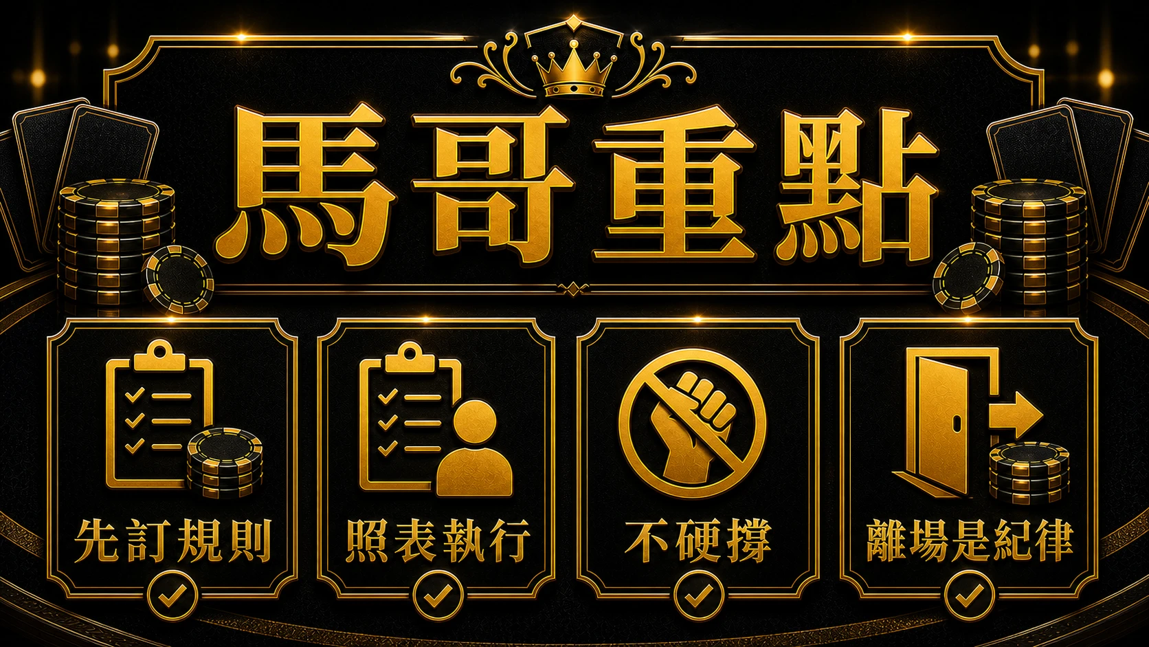 百家樂心態怎麼穩 馬哥重點整理 大老爺娛樂城