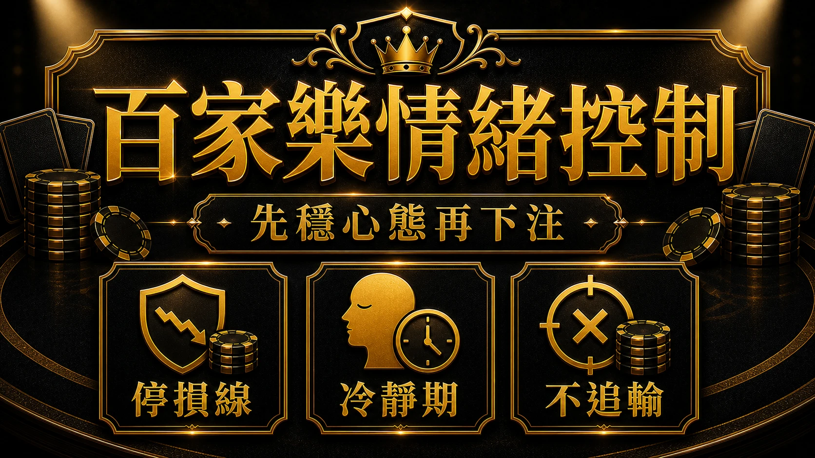 百家樂輸贏關鍵不只運氣：6個心理建設與情緒控管｜大老爺娛樂城