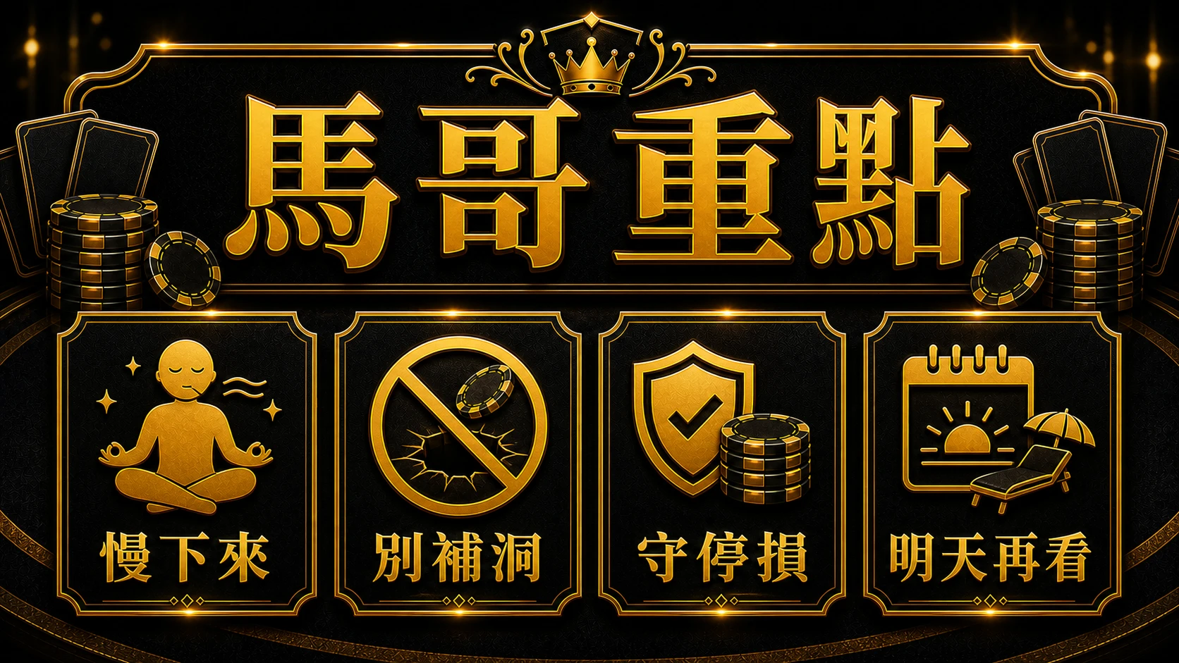 百家樂連輸壓力怎麼解 馬哥重點整理 大老爺娛樂城
