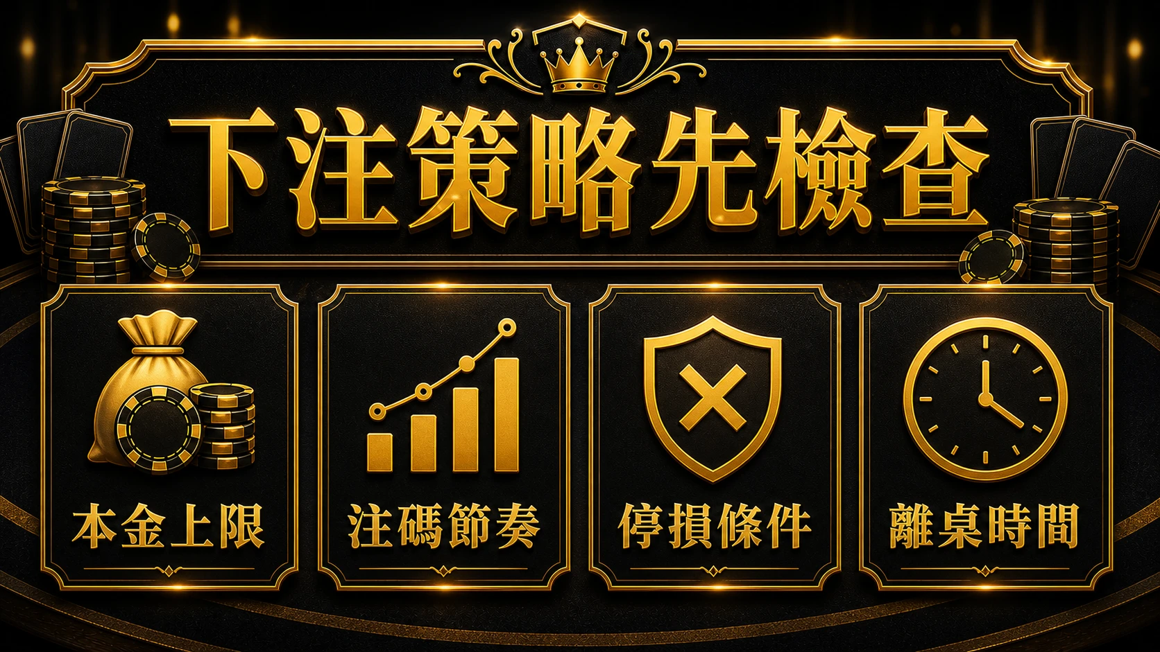 百家樂常用下注策略怎麼比 規則流程與判斷重點 大老爺娛樂城