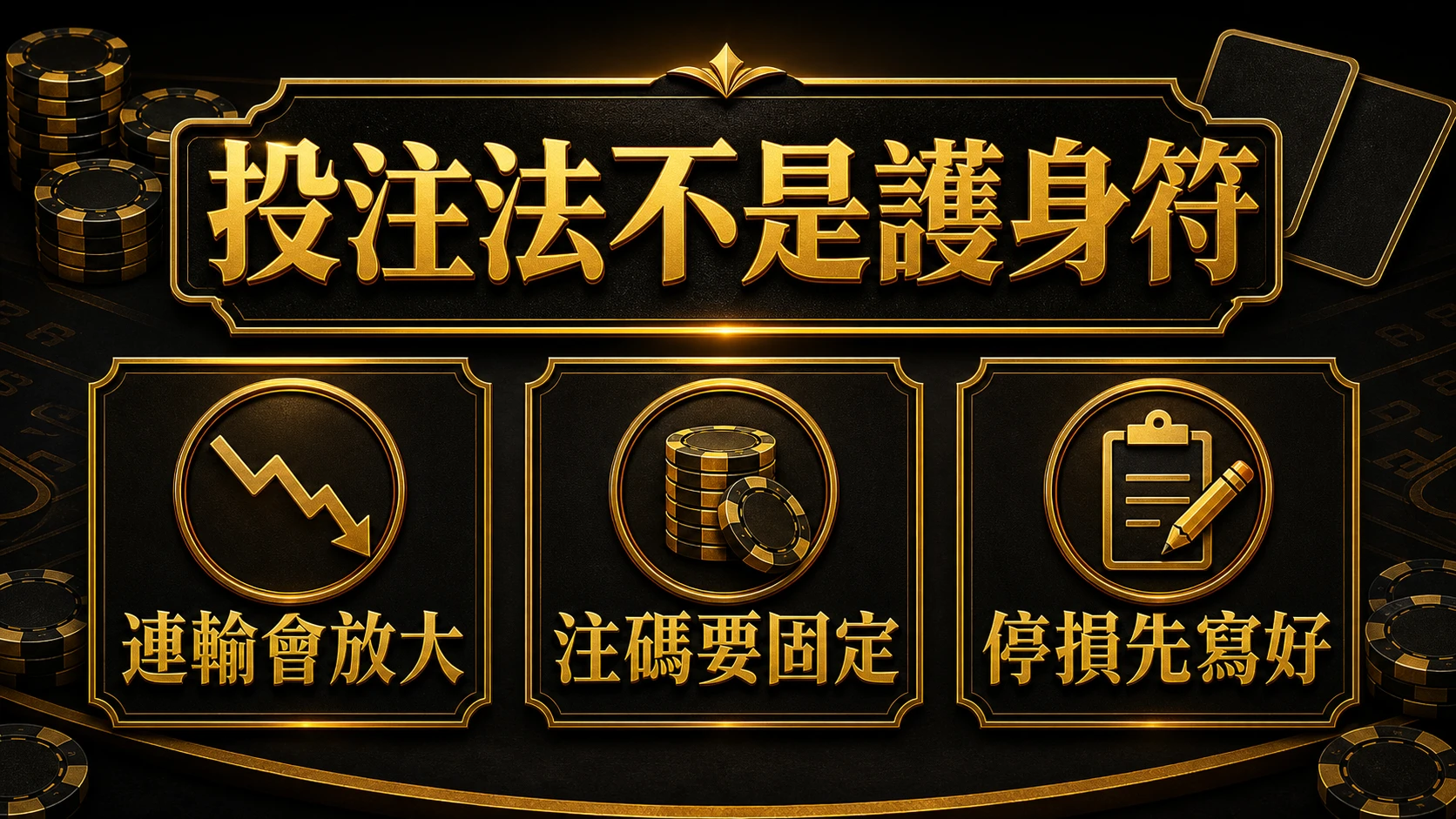 百家樂投注法怎麼選 風險邊界與停手提醒 大老爺娛樂城