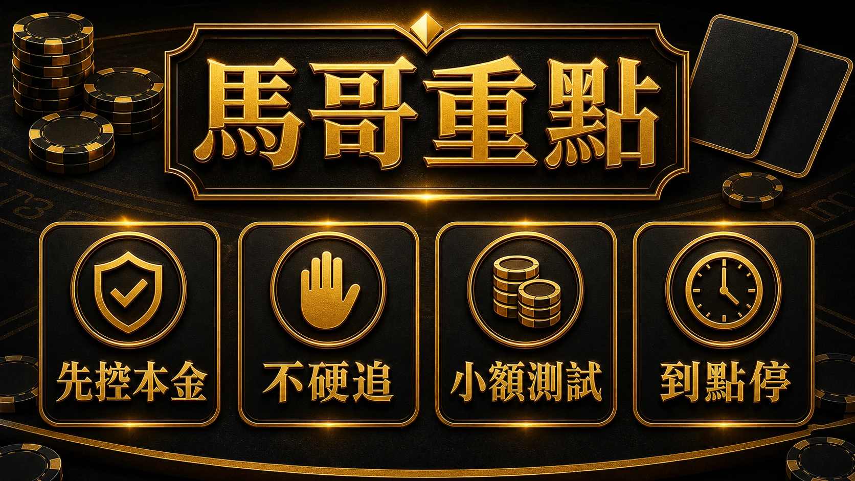 百家樂投注法怎麼選 馬哥重點整理 大老爺娛樂城