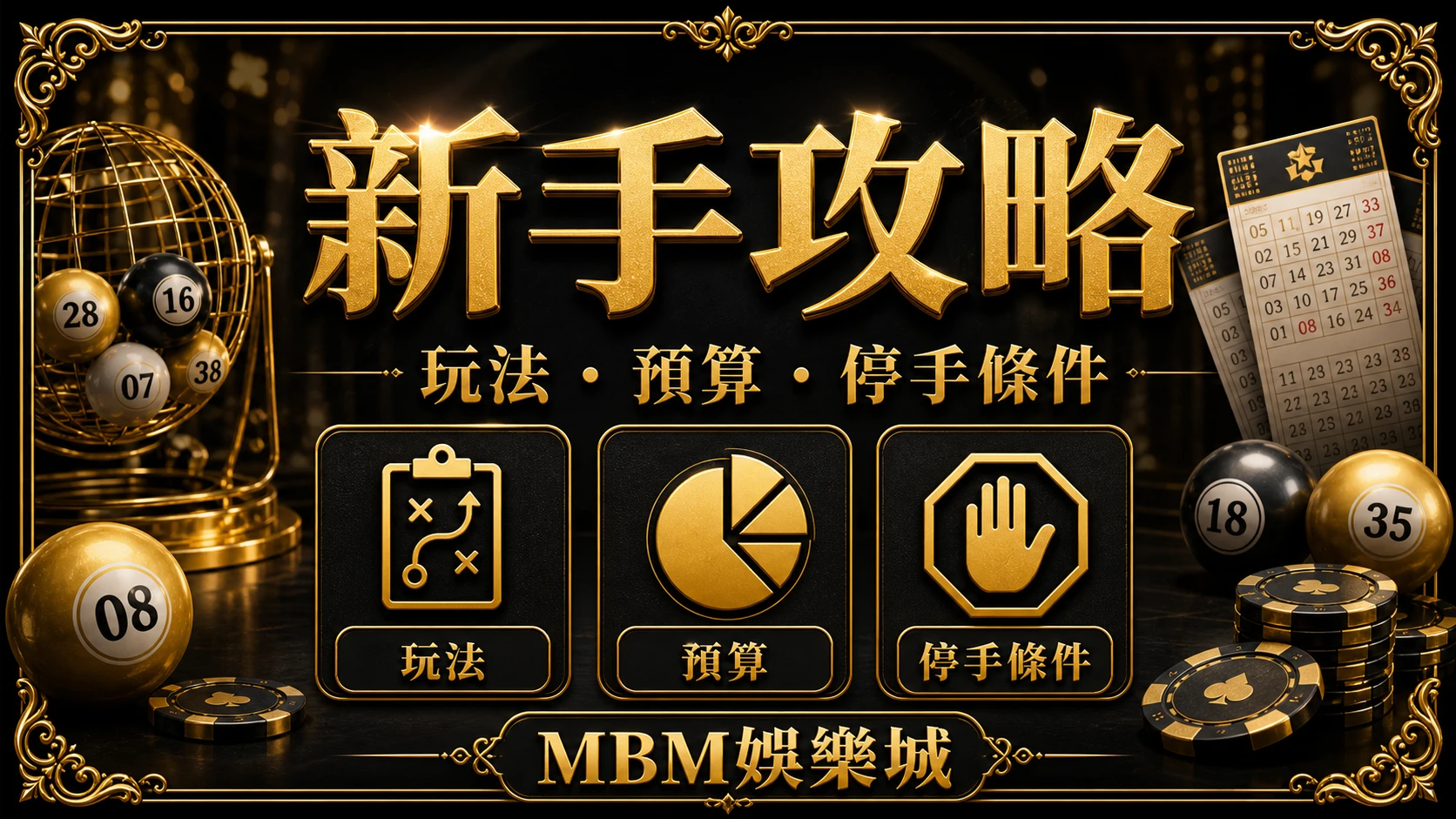 彩票新手攻略：玩法、預算與停手條件完整檢查｜大老爺娛樂城