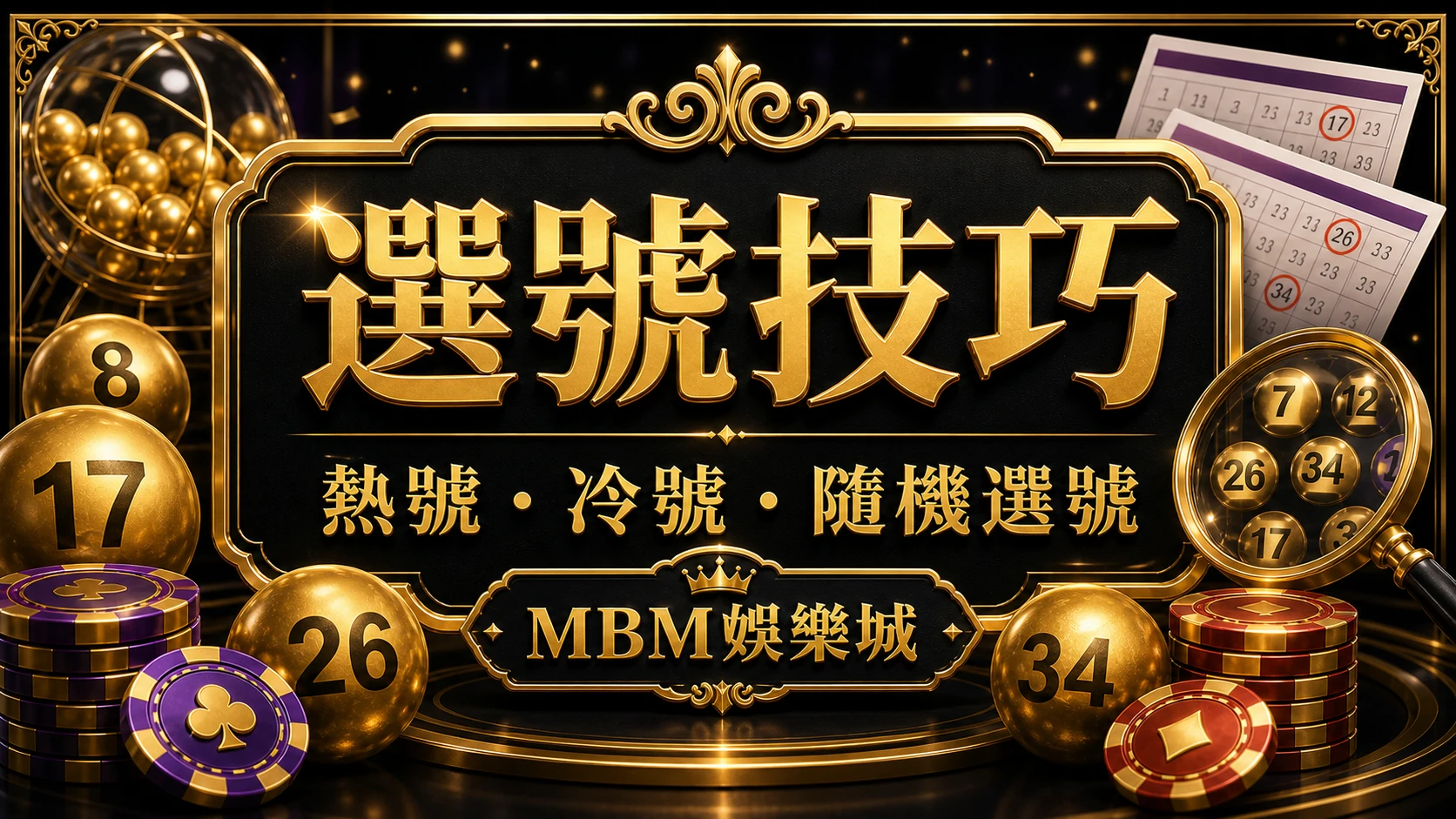 彩票選號技巧怎麼做？熱號冷號、生日號與隨機選號比較｜大老爺娛樂城