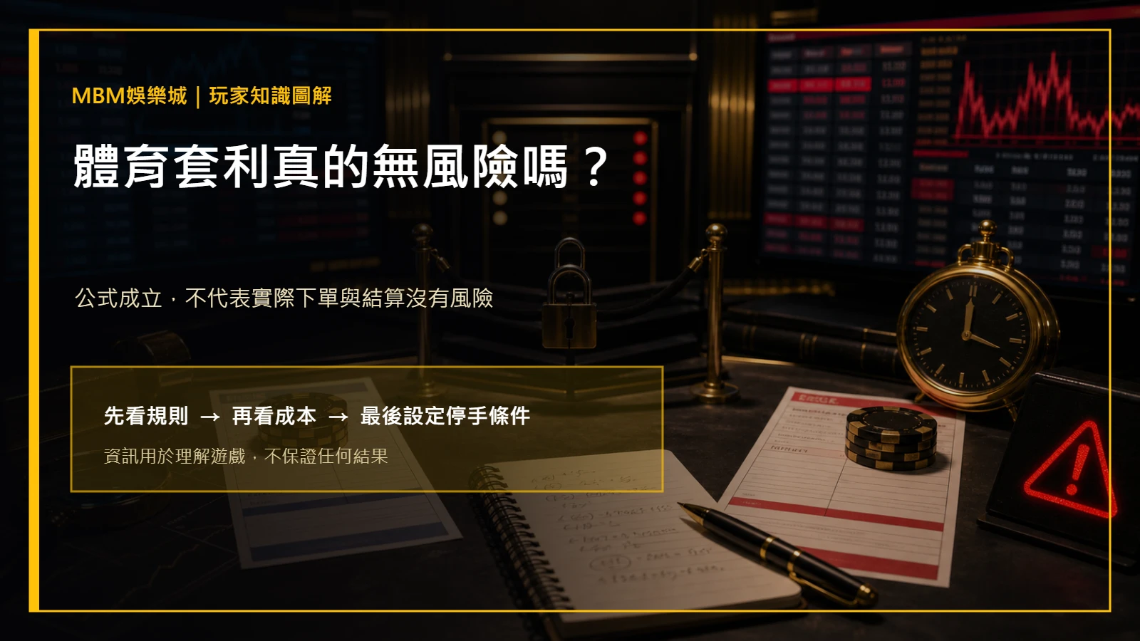 體育套利真的無風險嗎？賠率差、限額與結算風險｜大老爺娛樂城