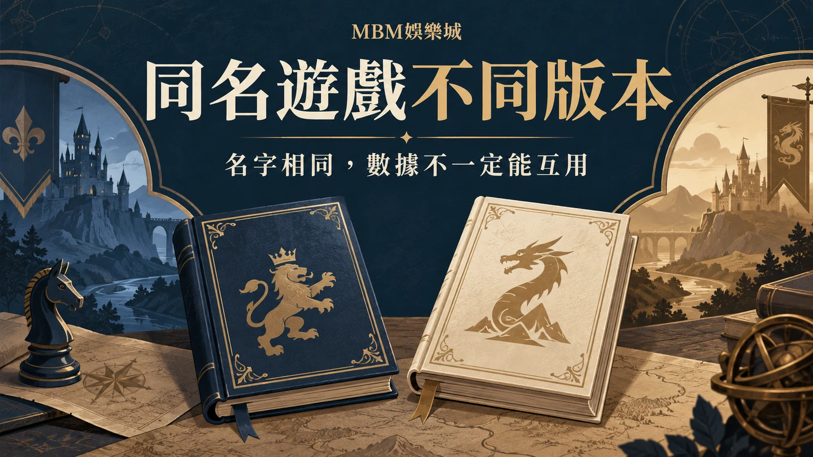 同名遊戲不同版本：名字相同，數據不一定能互用